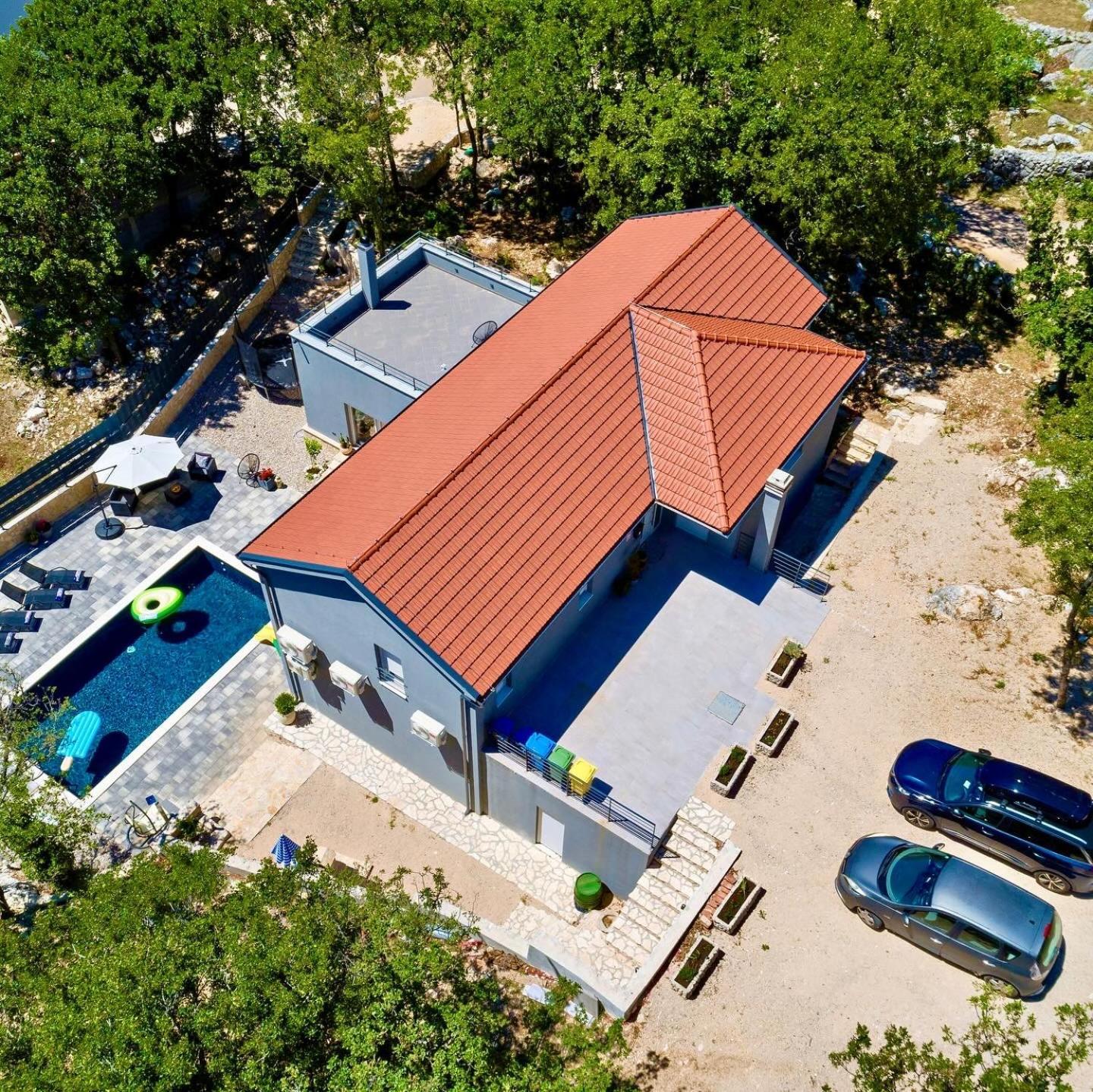 Luxury Villa Andrea Vrzika In Forest Near The Sea Zagvozd Экстерьер фото