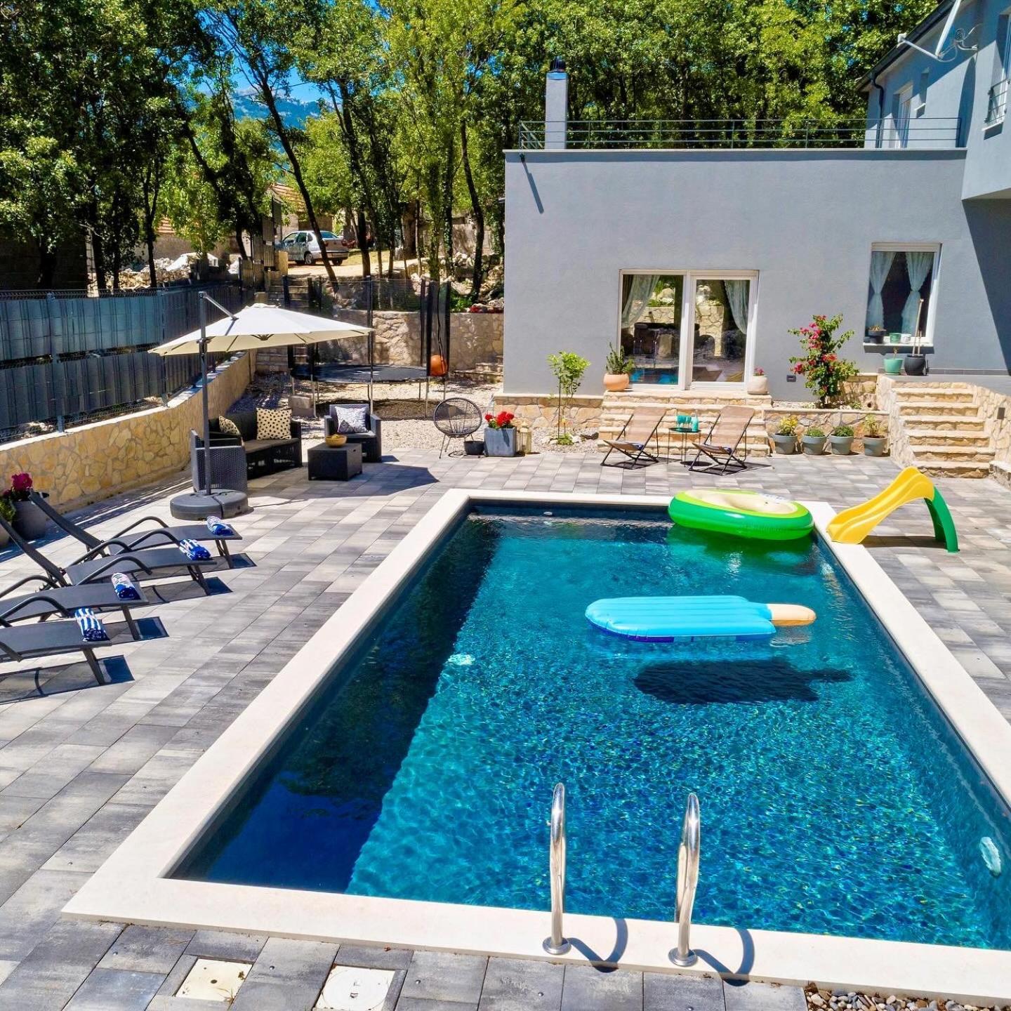 Luxury Villa Andrea Vrzika In Forest Near The Sea Zagvozd Экстерьер фото