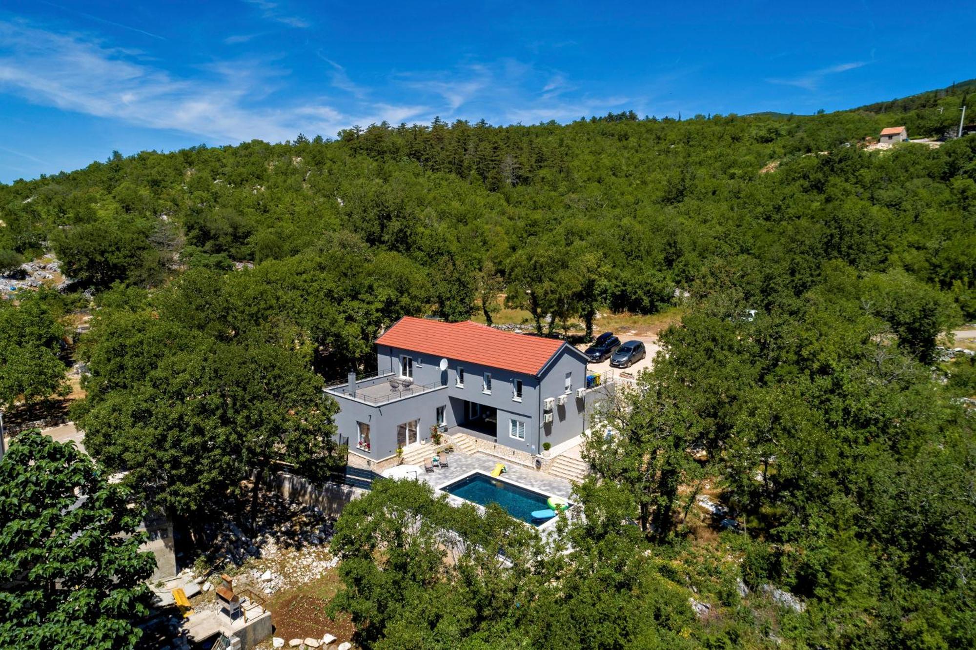 Luxury Villa Andrea Vrzika In Forest Near The Sea Zagvozd Экстерьер фото