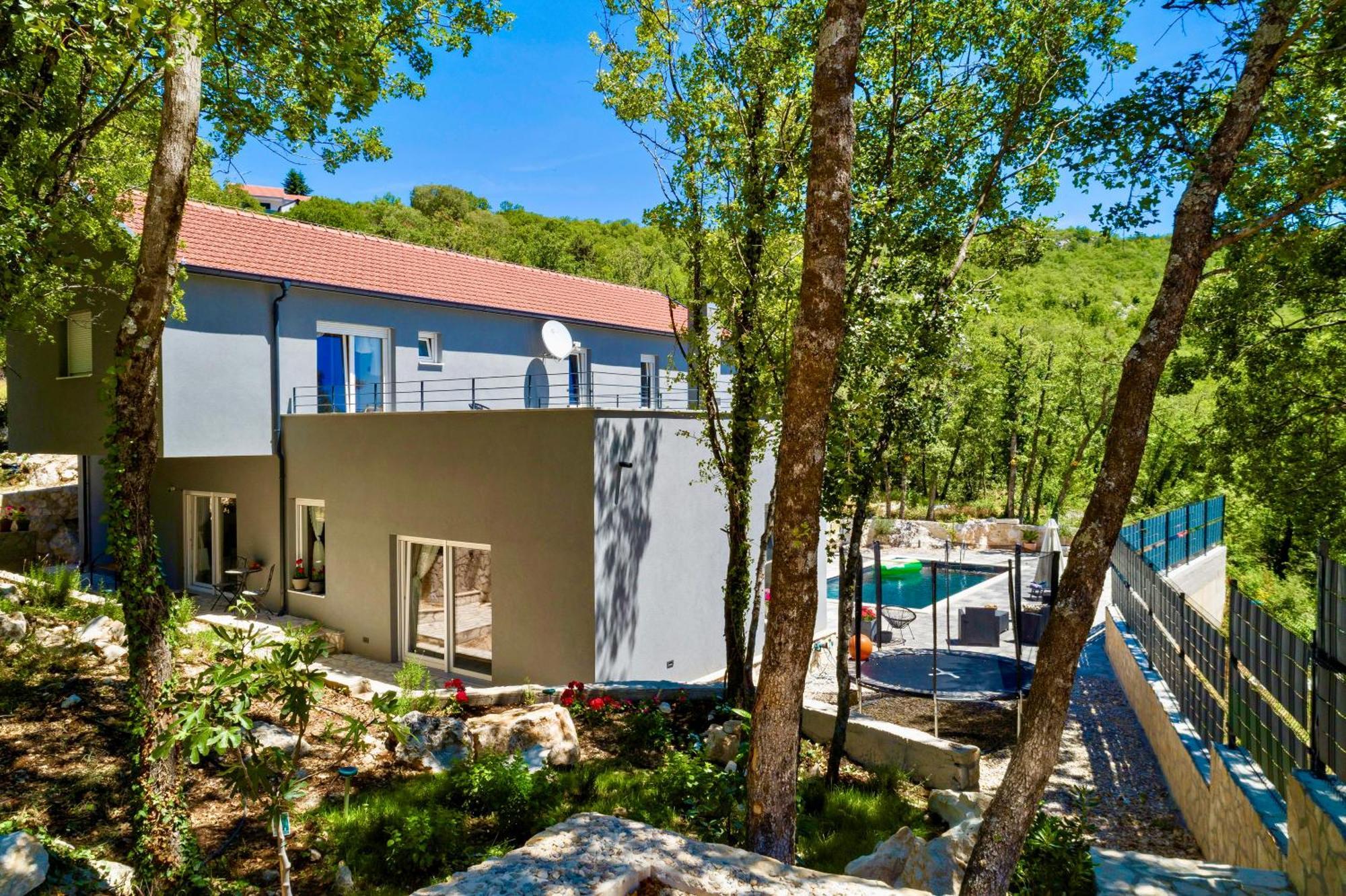 Luxury Villa Andrea Vrzika In Forest Near The Sea Zagvozd Экстерьер фото